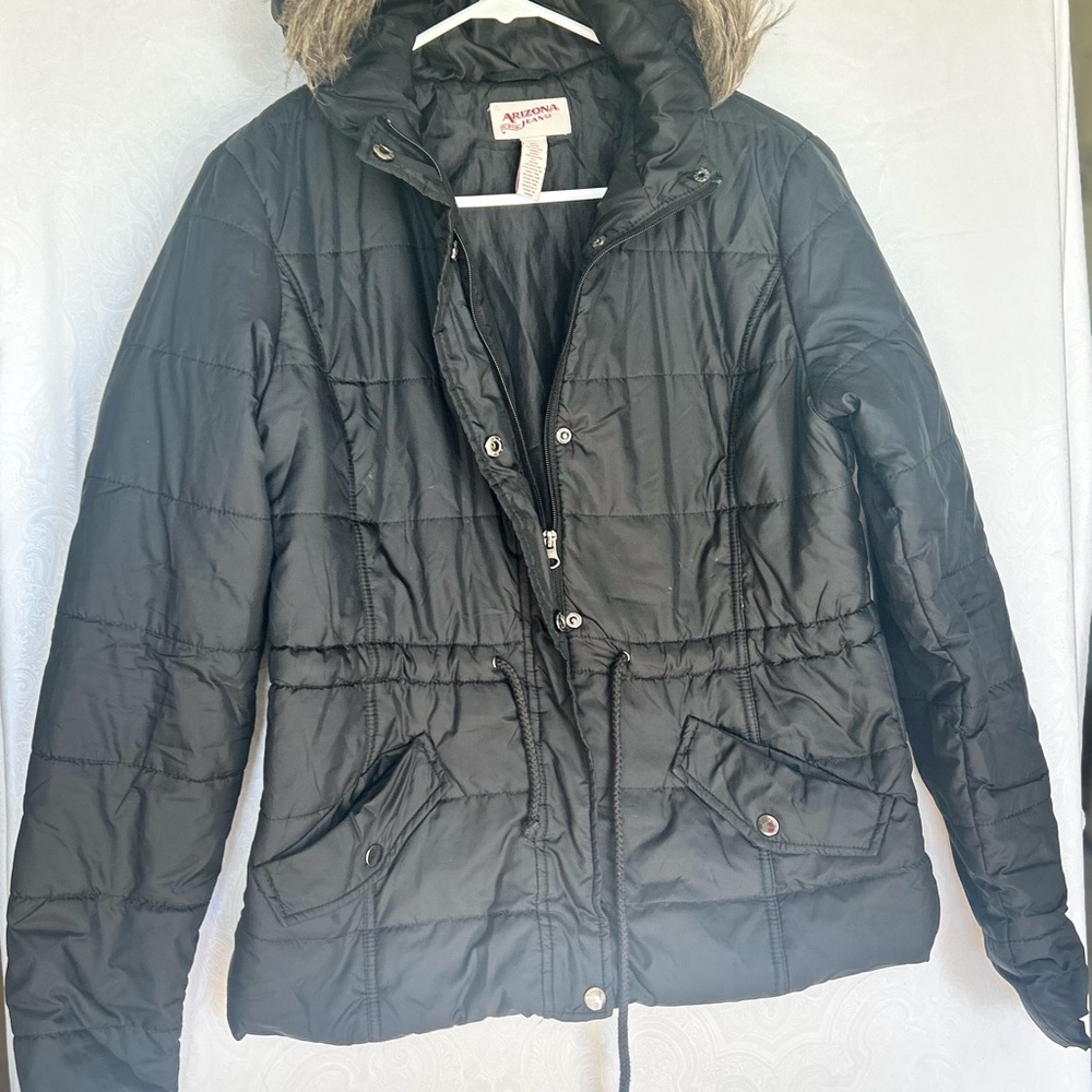 Arizona Jean Company Black Quilted Women's Jacket
